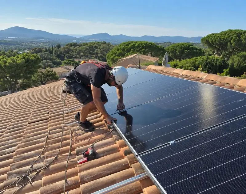 Installateur panneaux solaires Le Chay — pose photovoltaïque sur toiture